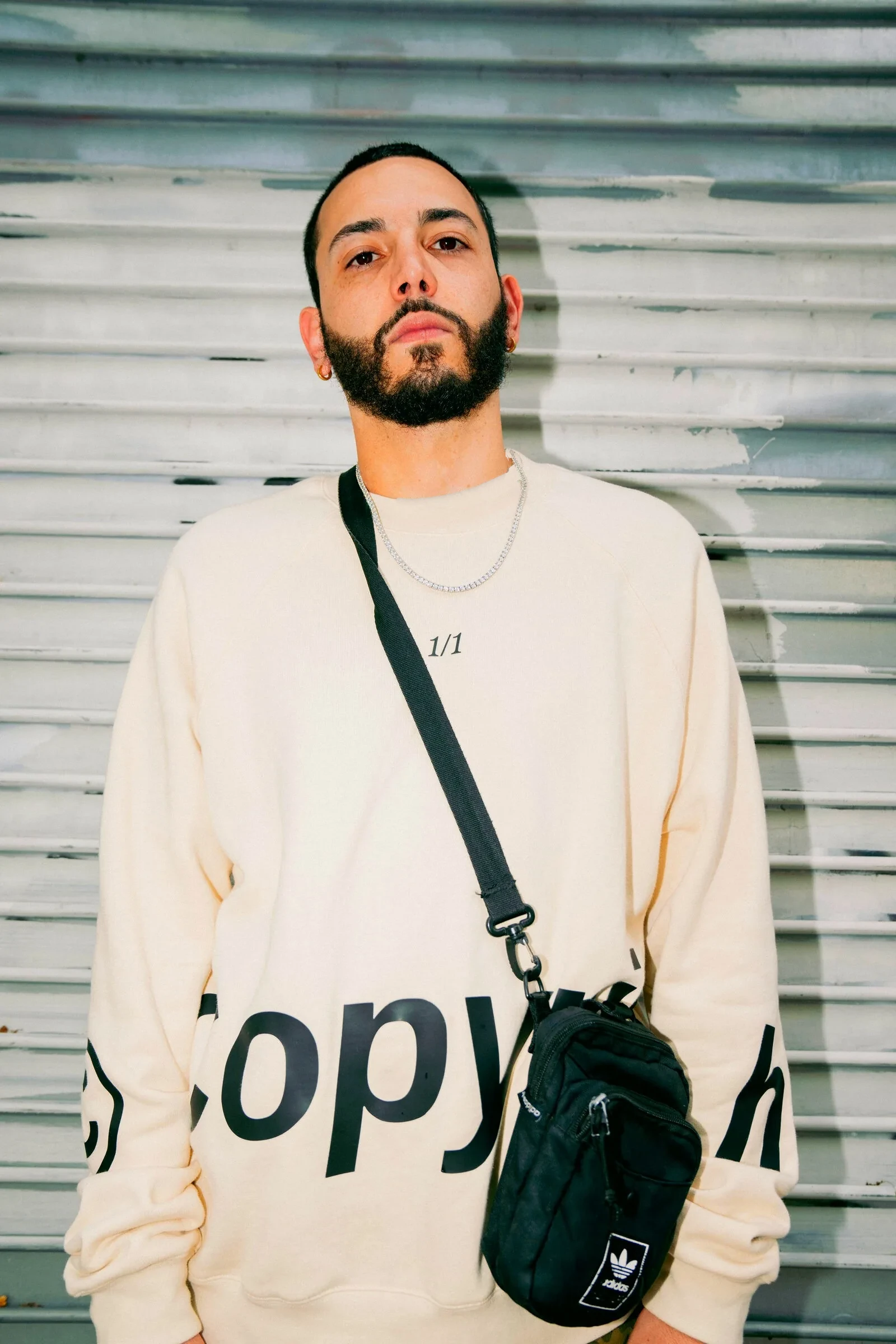 Nick London, press portrait in colour